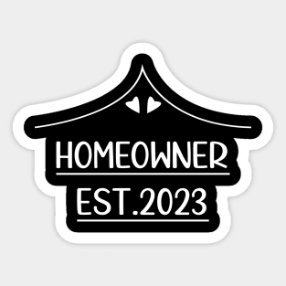 Funny New Homeowner Art Men Women Housewarming Buyers Owners Sticker